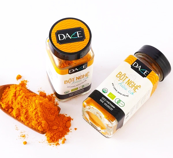 DACE Organic Turmeric Powder 55g Glass Jar