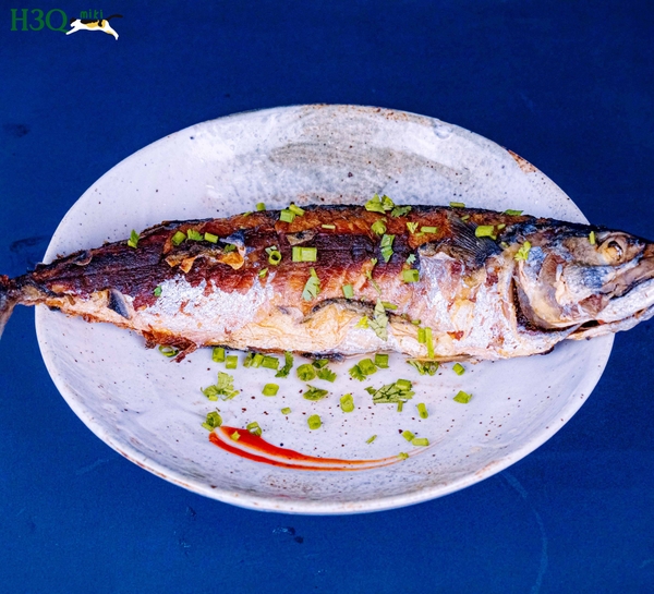 Grilled Norwegian Whole Saba Mackerel