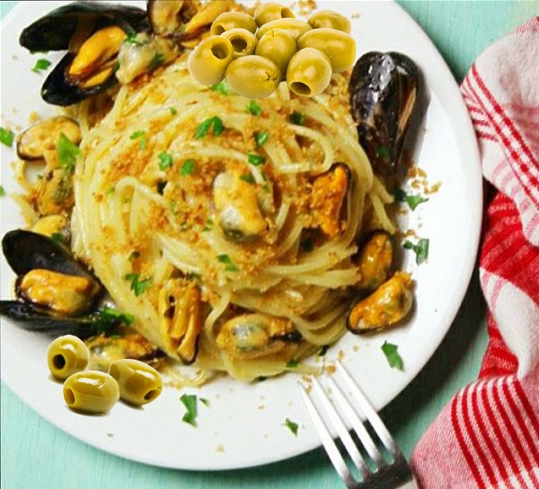 H3Q Miki Creamy Seafood & Green Olive Pasta