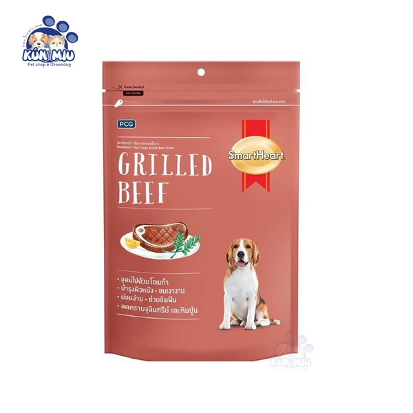Bánh thưởng cho chó Smartheart Grilled Beef 100g