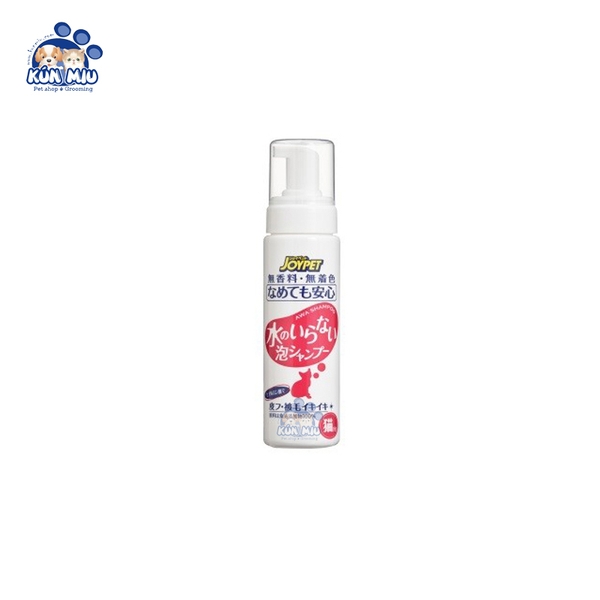 Dầu tắm khô cho chó mèo Nhật Bản JOYPET DRY FOAM SHAMPOO 200ml