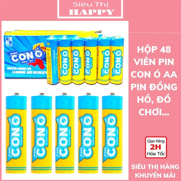 Hộp 48 viên pin Con Ó AA Pinaco - mẫu mới - NC&ĐS