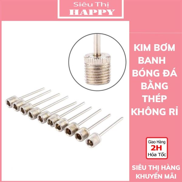 Kim bơm banh đồ chơi, bơm bóng đá, bóng chuyền bằng thép không rỉ - - NC&ĐS