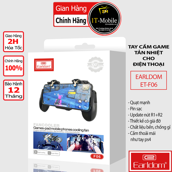 Tay Cầm Chơi Game Tản Nhiệt Earldom F06