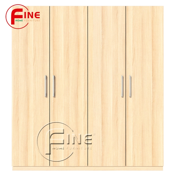 Tủ Quần Áo FINE FT063 (180cm x 200cm) Thiết kế hiện đại, ngăn tủ rộng treo đồ rất thoải mái