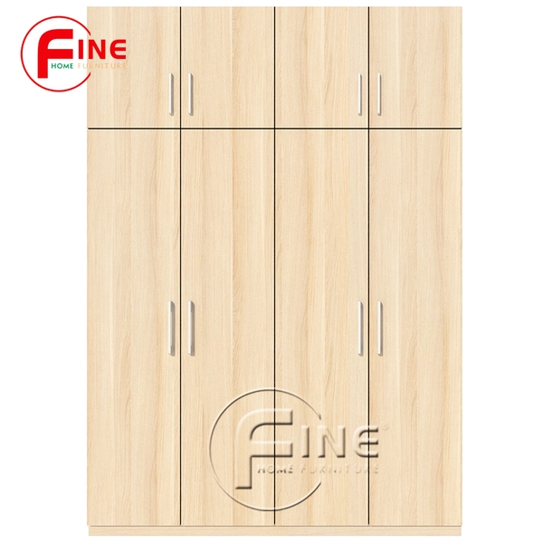 Tủ Quần Áo FINE FT168 (180cm x 260cm) Thiết kế hiện đại, ngăn để đồ và treo quần áo rất lớn