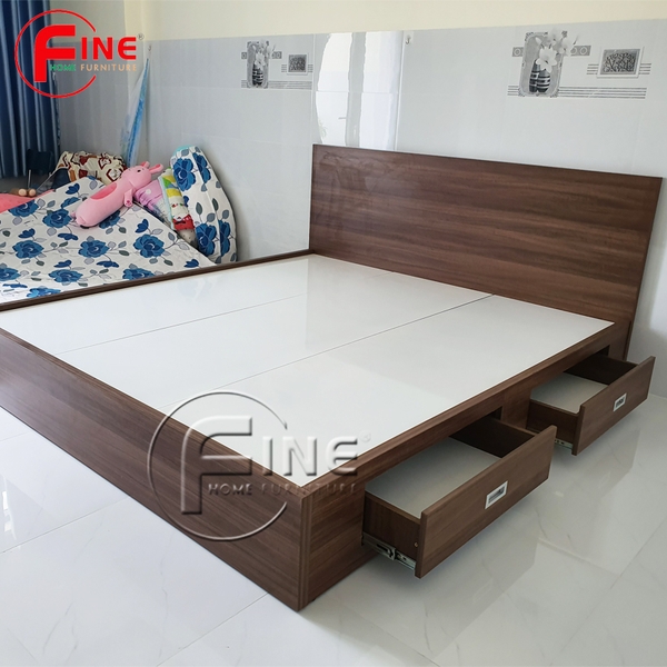 Giường Vai Đứng FINE FG156 (180cm x 200cm) Thiết kế hiện đại, đẹp và sang trọng