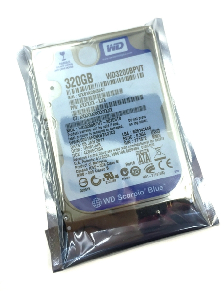 Thay ổ cứng  Hard Drive 320GB 5400RPM WD3200BEVT