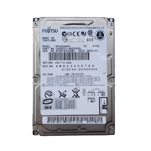 Thay ổ cứng HDD laptop 60GB 4200RPM