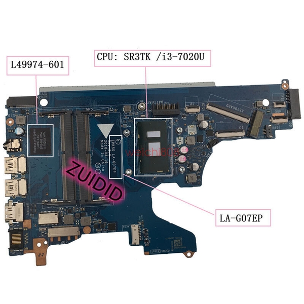Main HP 15-DA 250 G7 256 G7 258 CPU i3-7020U LA-G07EP