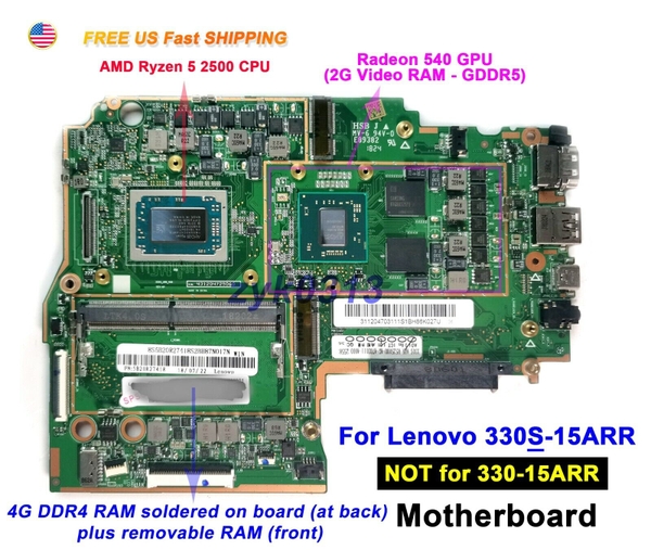 Main Lenovo Ideapad 330S-15ARR AMD R5-2500U