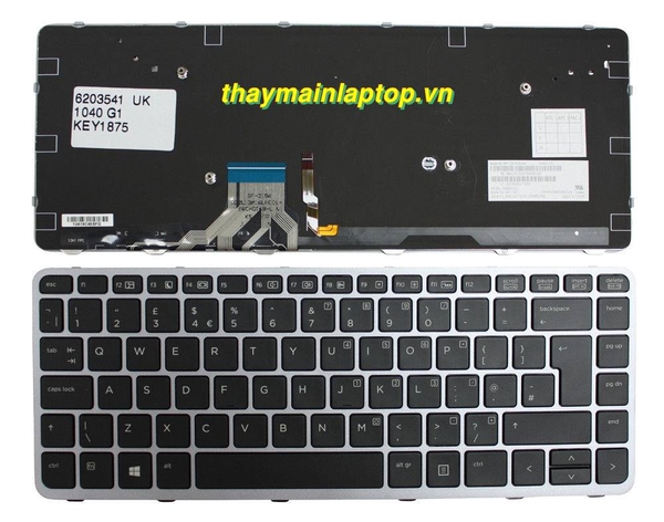 Thay bàn phím HP EliteBook Folio 1040 G1