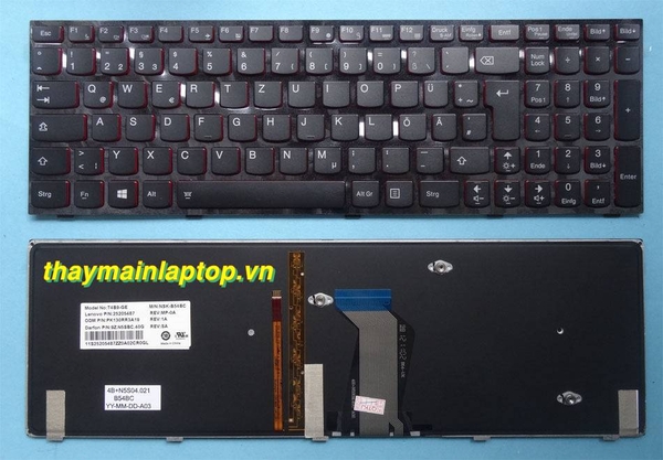 Thay bàn phím LENOVO Y485P