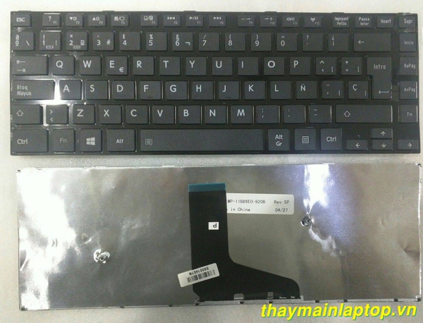 Thay bàn phím toshiba satellite C40D-B C40D C800D