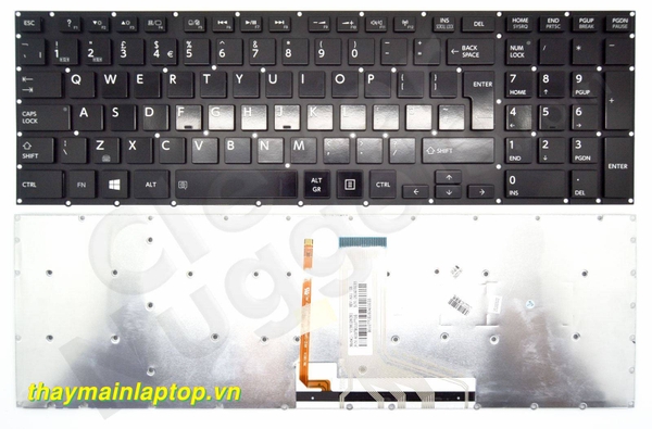 Thay bàn phím Toshiba Satellite P50-B P50T-B P55-B P55T-B