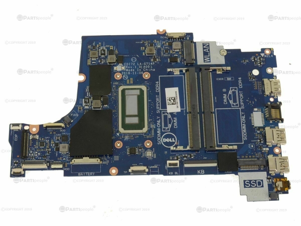 Main Dell Inspiron 3480 3580 3481 3581 3584 CPU I3 7020 LA-G714P