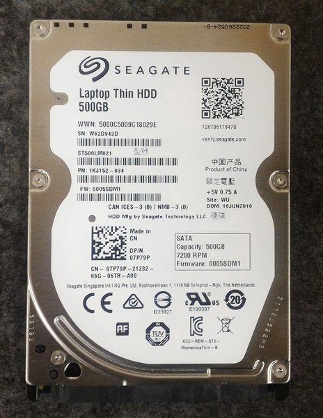 Thay ổ cứng HDD laptop 500GB
