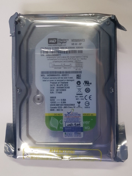 Thay ổ cứng HDD laptop 500GB WD5000AVCS