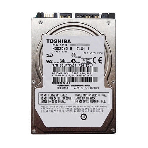 Thay ổ cứng HDD laptop Toshiba 120GB 5400RPM