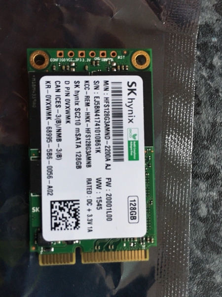 Thay ổ cứng SSD Sk Hynix SSD Msata 128gb 