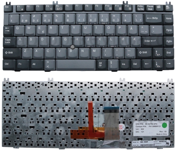 Thay phím Toshiba Satellite 1000 1100 1200 1700 1005 1710 1730