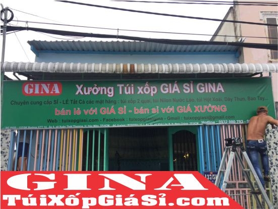 Túi Xốp GINA đã có VĂN PHÒNG GIAO DỊCH tại Hóc Môn