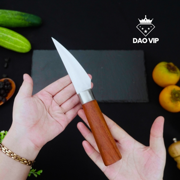 Dao lọc thép trắng cao cấp cán Hương - G13K