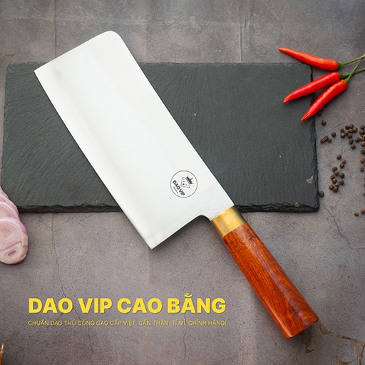 Dao chặt gà thép trắng CG10H DAO VIP CAO BẰNG