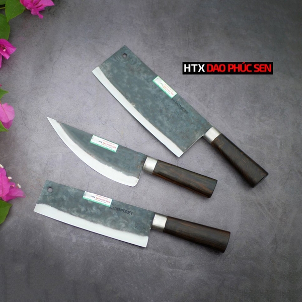 Bộ dao bếp 3 món nhíp xe đa năng CB108