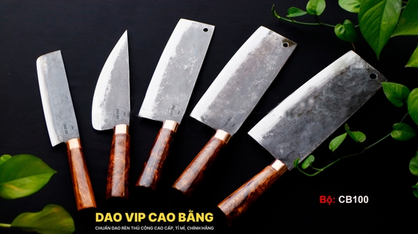 BỘ DAO NHÀ BẾP ĐẦY ĐỦ CB100 DAO VIP CAO BẰNG