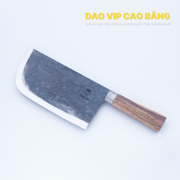Dao tầu chặt xương - Thép nhíp ô tô - Cán gỗ khâu inox - DCX01 DAO VIP ...