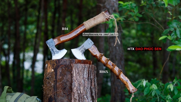 Rìu bổ củi R04 , hàng chuẩn DAO VIP - HTX DAO PHÚC SEN