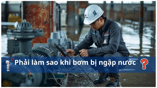 Phải làm sao khi bơm bị ngập nước ? 
