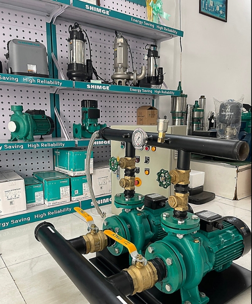 HỆ THỐNG BƠM BOOSTER SHIMGE TĂNG ÁP NƯỚC NÓNG BIẾN TẦN