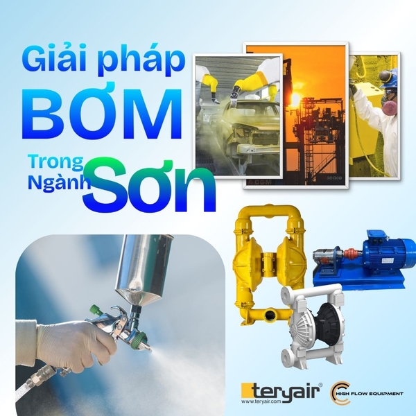 Giải pháp bơm hiệu quả trong ngành sơn