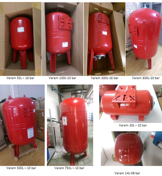 Phân biệt bình tích áp Varem giả và thật trên thị trường