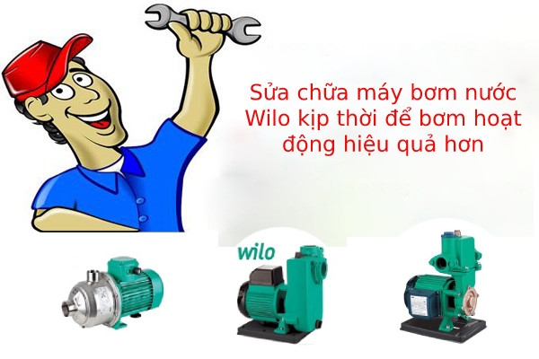 Các lỗi thường gặp ở máy bơm Wilo và cách khắc phục