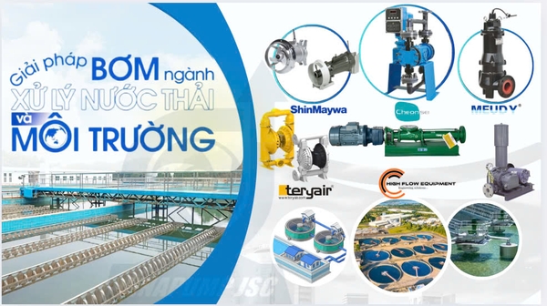 Giải pháp bơm ngành xử lý nước thải và môi trường