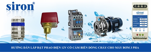 cách đấu 2 công tắc 1 máy bơm