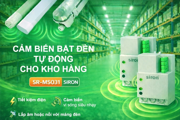 Lắp cảm biến cho đèn tuýp LED – Giải pháp tự bật tắt tiết kiệm điện