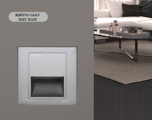 Đèn LED chân cầu thang cảm biến vi sóng lắp cầu thang