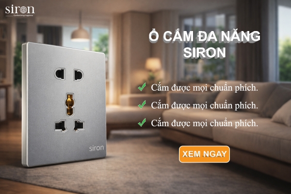 Ổ cắm đa năng Siron