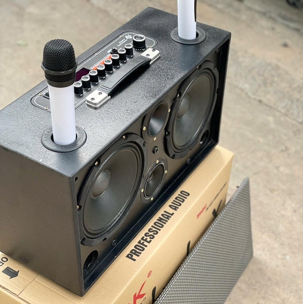 Loa Karaoke Xách Tay COK ST-226 Bass Đôi 20cm 500w