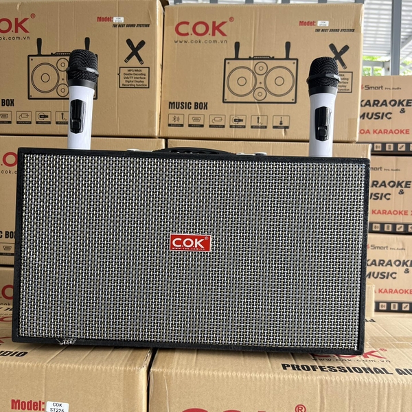 Loa Karaoke Xách Tay COK ST-226 Bass Đôi 20cm 500w