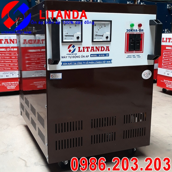 Cách Phân Biệt Ổn Áp Litanda 30kVA Chính Hãng Của Công Ty.