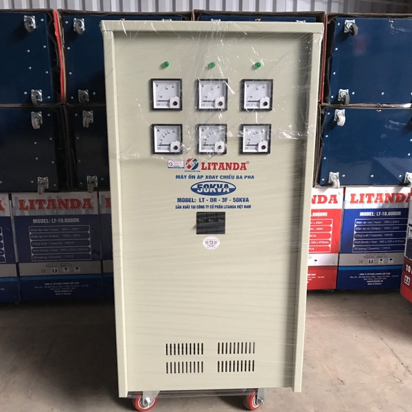 Dùng Ổn áp Standa 50KVA Dải 50 Để kéo điện có được không?