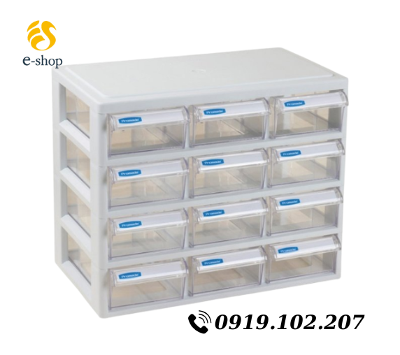 Hộp Đựng Đồ Mini 12 Ngăn Cố Định Nhập Khẩu Hàn Quốc | Mã J-012