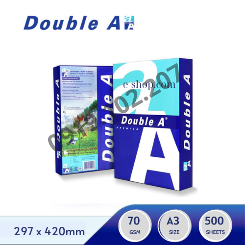 Giấy in photo A3 Double A 70gsm