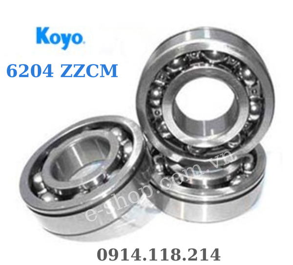 Vòng bi bạc đạn KOYO 6204 ZZCM - JAPAN