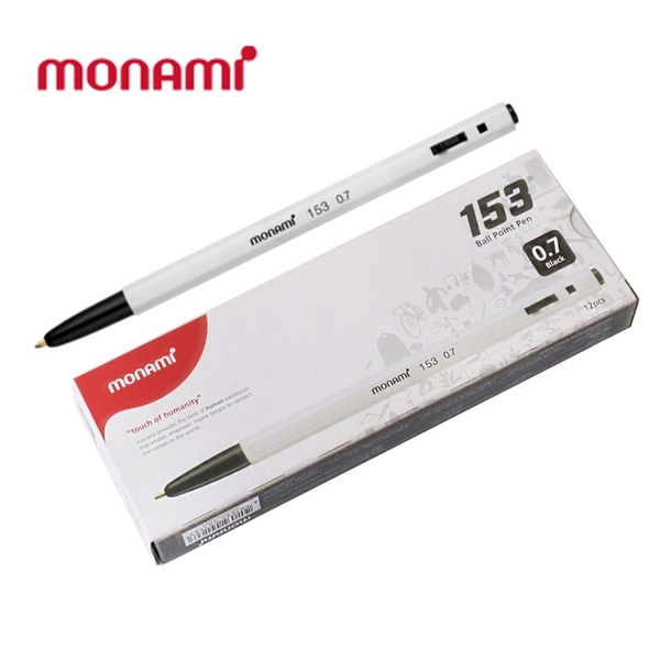 Bút bi Monami 153 nét bút 0.7mm